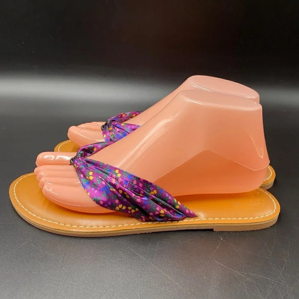 Matilda Jane Flip Flop Sandals Purple Size 8